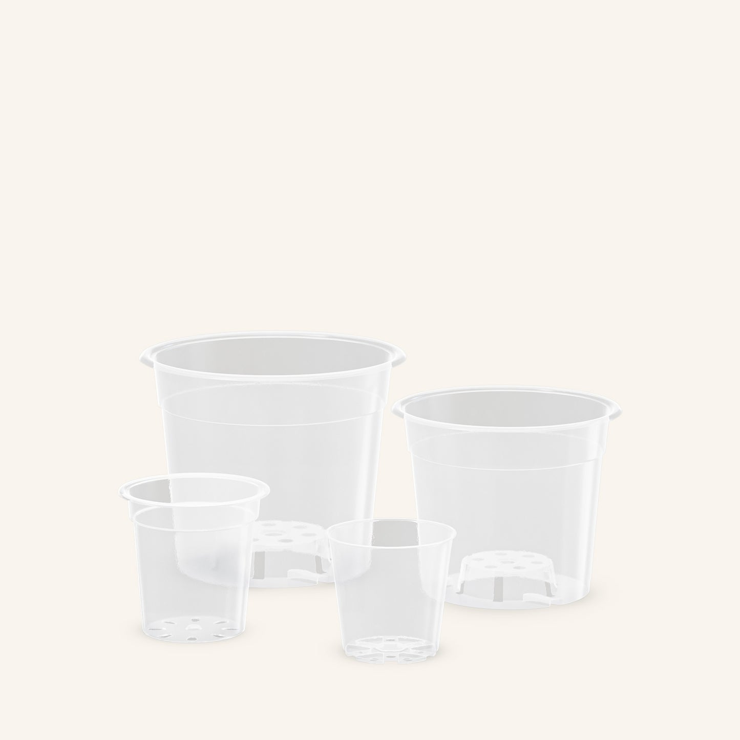 Clear Orchid Plant Pots
