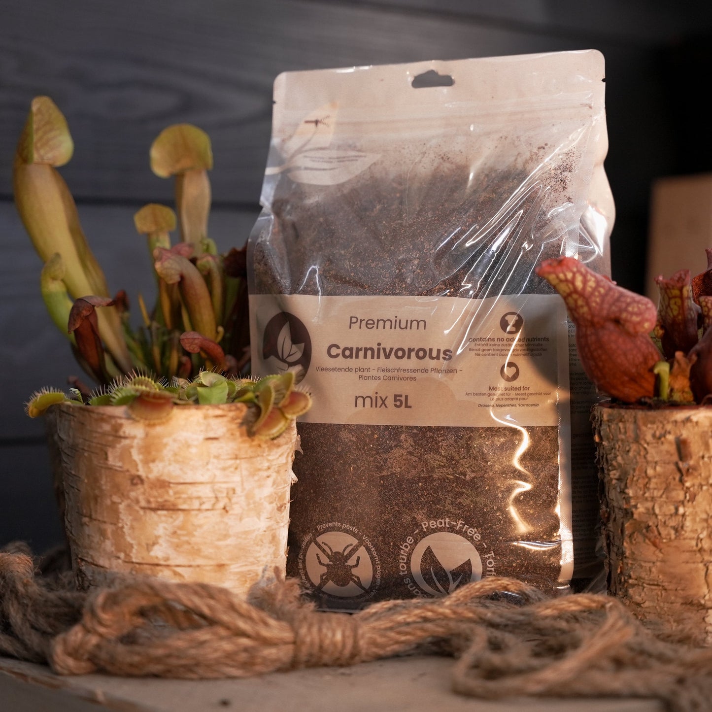 Substrato para Plantas carnívoras