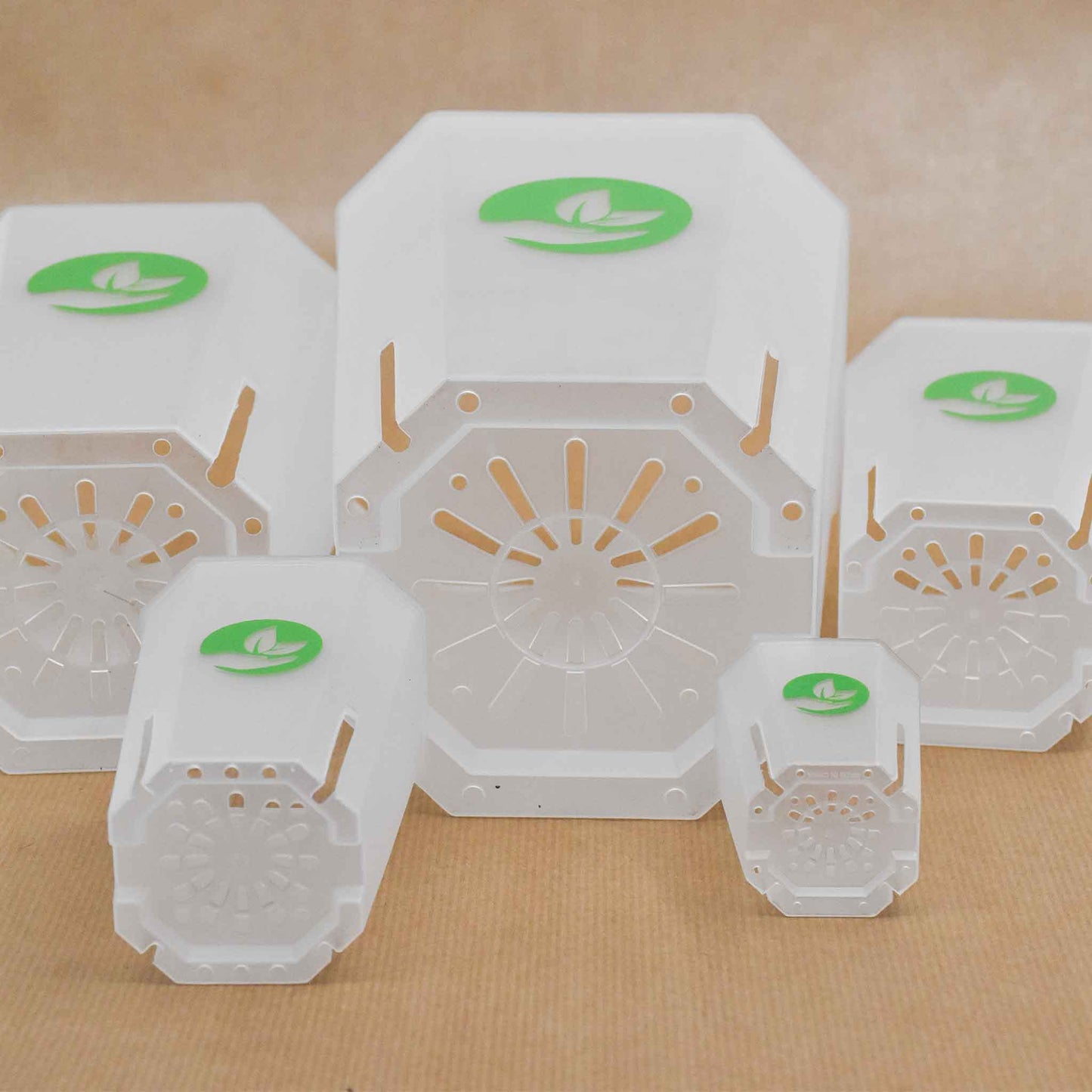 Square Clear Plant Pots