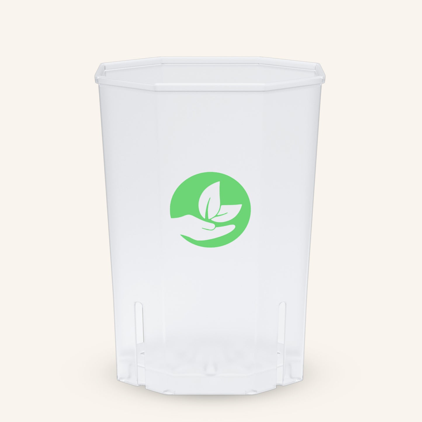 Square Clear Plant Pots