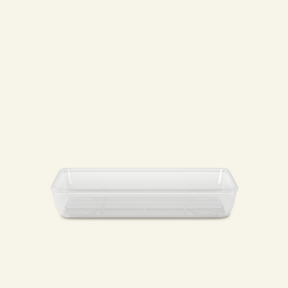 Square Clear Saucer