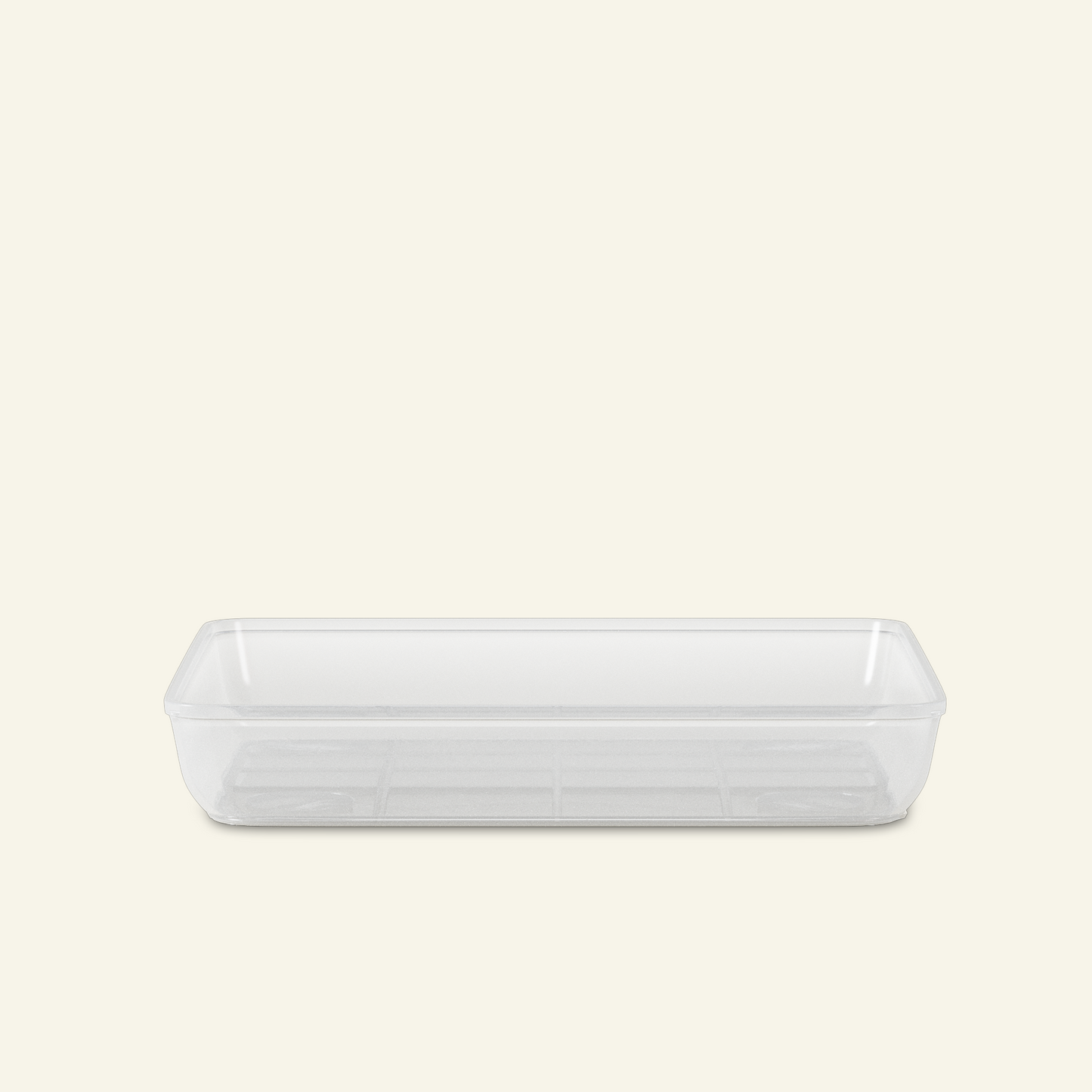 Square Clear Saucer