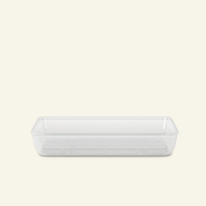 Square Clear Saucer