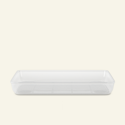 Square Clear Saucer