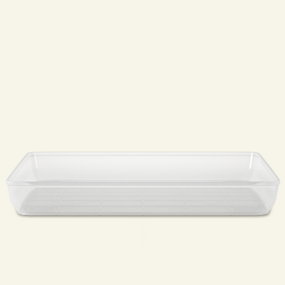 Square Clear Saucer
